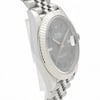 View Of Opposite Crown Facing Side Of Rolex 126334 Stainless Steel Watch Pre Owned Condition