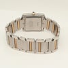 Back View Of Screwback Back Case And Closed Stainless Steel Band Of Cartier W51005Q4 Watch Pre Owned Condition