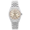 Front Full View Of Rolex 1601 Stainless Steel Watch Pre Owned Condition Good