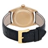 Back View Of Solid Back Case And Closed Leather Band Of Rolex 1803 Watch Pre Owned Condition