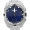 Up Close Front Facing Picture Of Tissot T091.420.44.041.00 Titanium Watch Display Model Condition