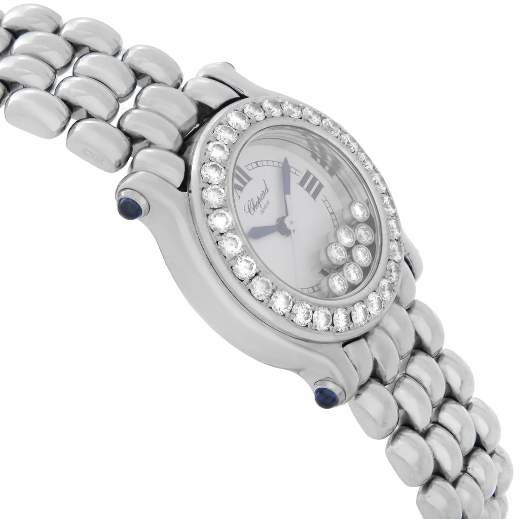 View Of Opposite Crown Facing Side Of Chopard 27/8275 23/11 Stainless Steel Watch Pre Owned Condition