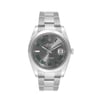 Front Full View Of Rolex 126300 Stainless Steel Watch Pre Owned Condition {Product Condition}