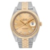 Front Full View Of Rolex 126333 Stainless Steel Watch Pre Owned Condition Good