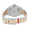 Back View Of {Caseback} Back Case And Closed Stainless and Solid Gold Band Of Rolex 116621 Watch Unworn Condition