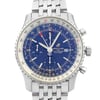 Up Close Front Facing Picture Of Breitling A24322121C2A1 Stainless Steel Watch Display Model Condition