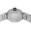 Back View Of {Caseback} Back Case And Closed Stainless Steel Band Of Cartier W6920041 Watch Display Model Condition
