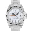 Up Close Front Facing Picture Of Rolex 216570 Stainless Steel Watch Pre Owned Condition