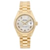 Front Full View Of Rolex 279178 Yellow Gold Watch Pre Owned Condition Excellent