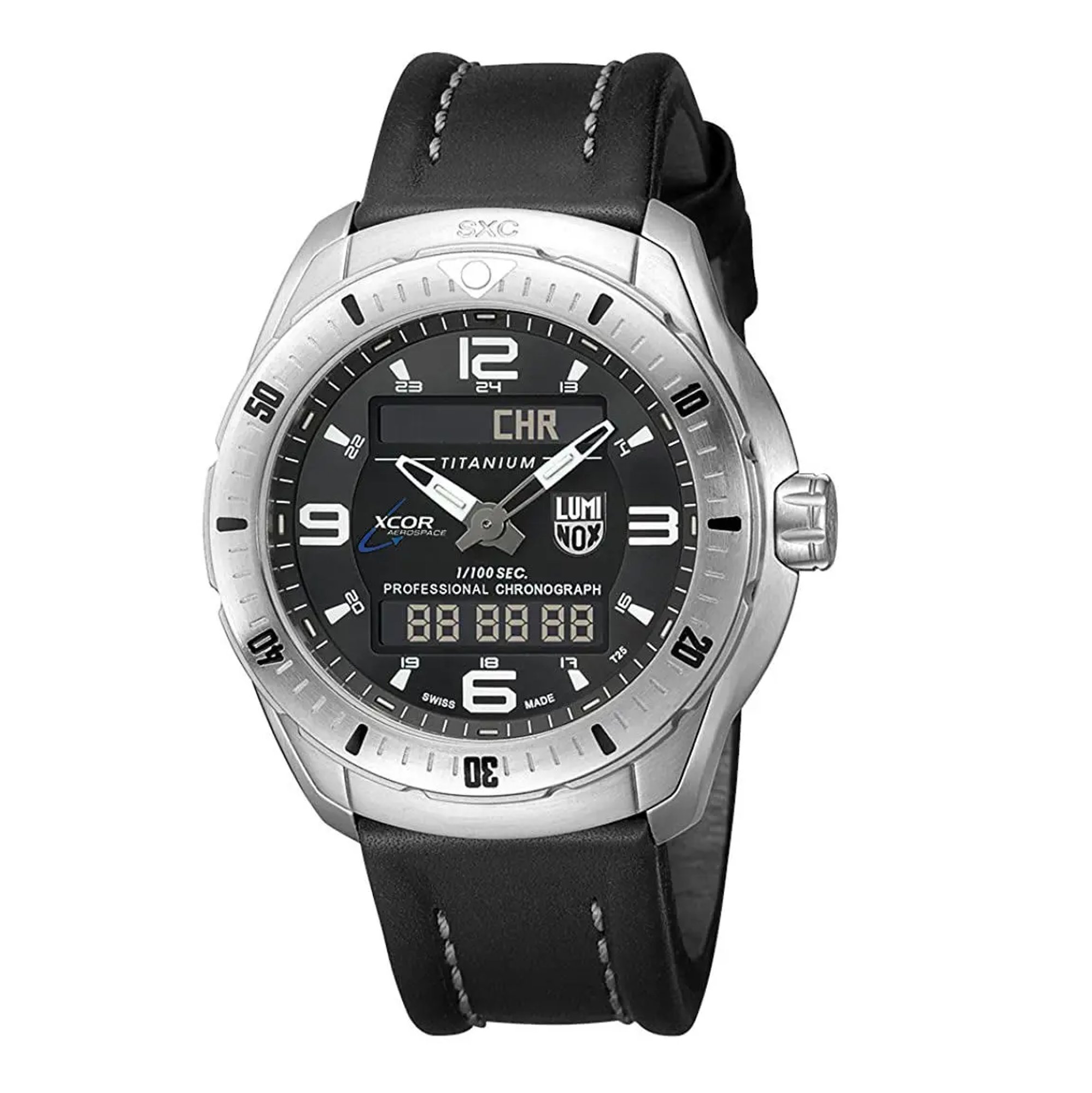 Front Full View Of Luminox XX.5241.XS Titanium Watch Unworn Condition {Product Condition}