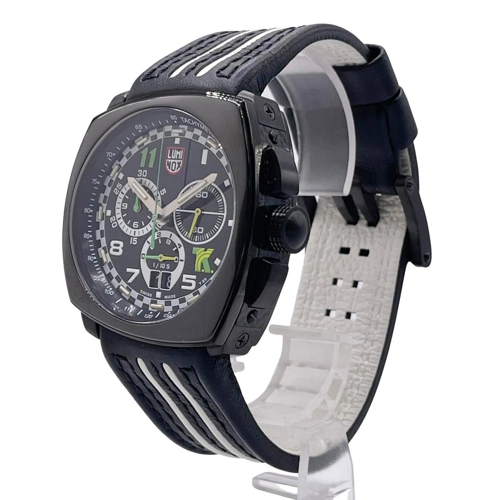 View Of Crown Facing Side Of Luminox XL.1142 Stainless Steel Watch New With Defects Condition