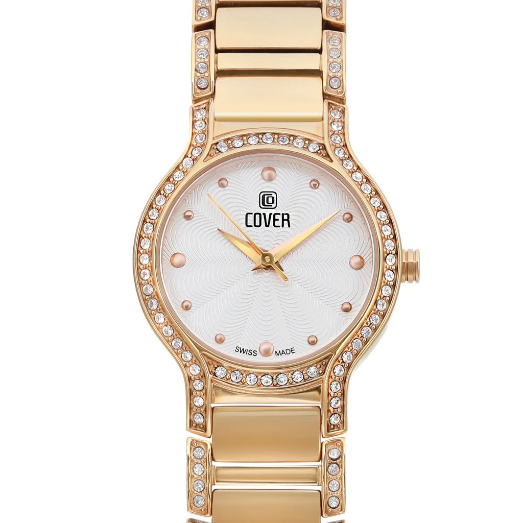 Up Close Front Facing Picture Of COVER CO130.05 Stainless Steel Watch Pre Owned Condition