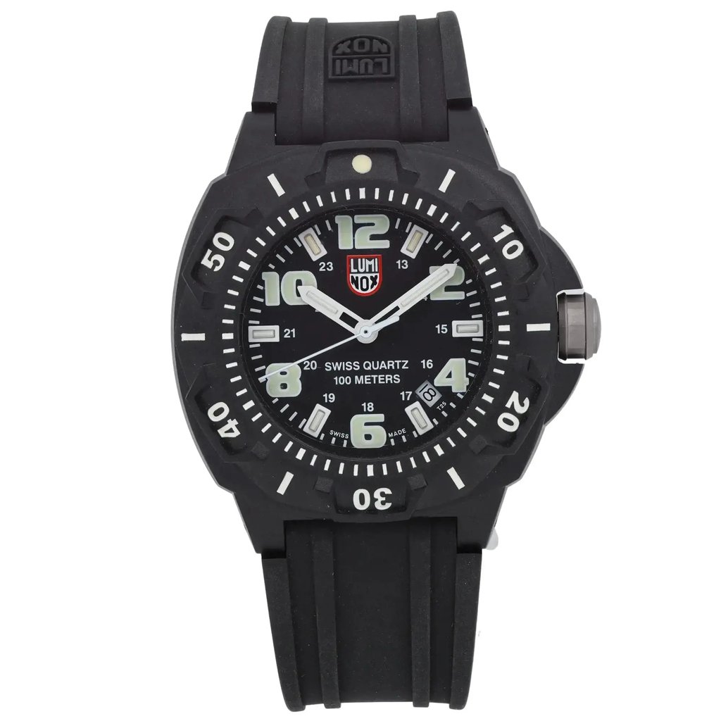 Front Full View Of Luminox XL.0201.SL Carbon Watch Pre Owned Condition Good