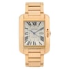Front Full View Of Cartier W5310003 Rose Gold Watch Pre Owned Condition {Product Condition}