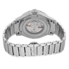 Back View Of Exhibition Back Case And Closed Stainless Steel Band Of Edox 80094 3NM NO1 Watch Display Model Condition