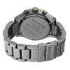Back View Of Solid Back Case And Closed Stainless Steel Band Of Nixon A037-1228 Watch Pre Owned Condition