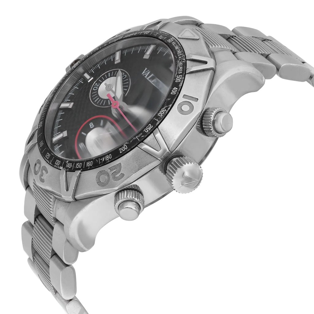 View Of Crown Facing Side Of Valentino V40LCQ9909-S099 Stainless Steel Watch Pre Owned Condition
