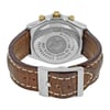 Back View Of {Caseback} Back Case And Closed Leather Band Of Breitling B13355 Watch Pre Owned Condition