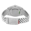 Back View Of Solid Back Case And Closed Stainless Steel Band Of Rolex 126334 Watch Unworn Condition
