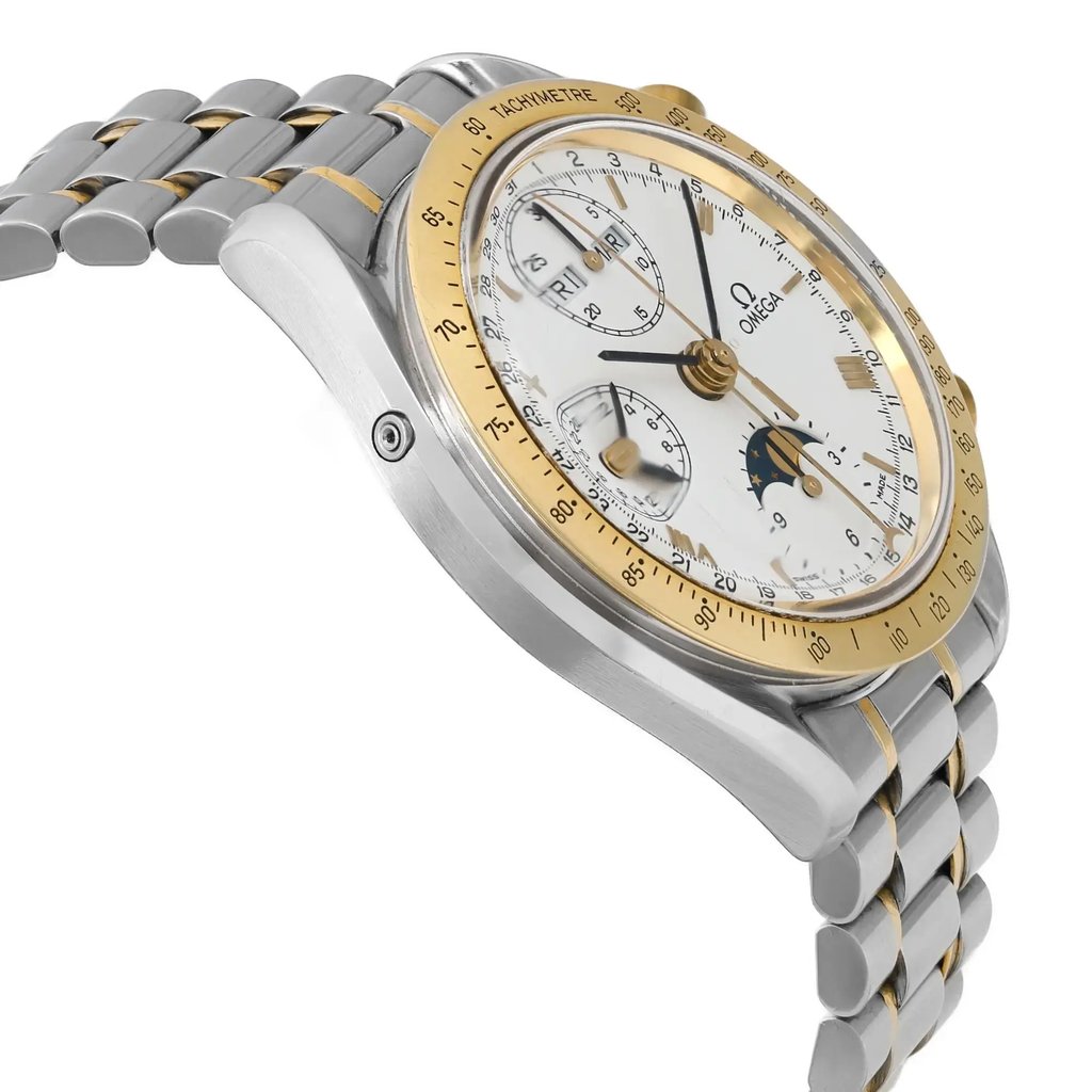 4th image of OMEGA  Omega Speedmaster Triple Date Wristwatch, PreOwned condition