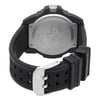 Back View Of Screwback Back Case And Closed Rubber Band Of Luminox XS.3503.F Watch Pre Owned Condition