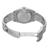 Back View Of Screwback Back Case And Open Stainless Steel Band Of Rolex 126334 Watch New Condition