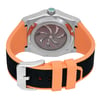 Back View Of Exhibition Back Case And Closed Silicone Band Of Noda Aero Series-1 Watch New Condition