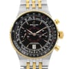 Up Close Front Facing Picture Of Breitling C2334021-B879 Stainless Steel Watch Display Model Condition