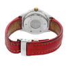 Back View Of {Caseback} Back Case And Closed Leather Band Of Breitling B60622 Watch Pre Owned Condition