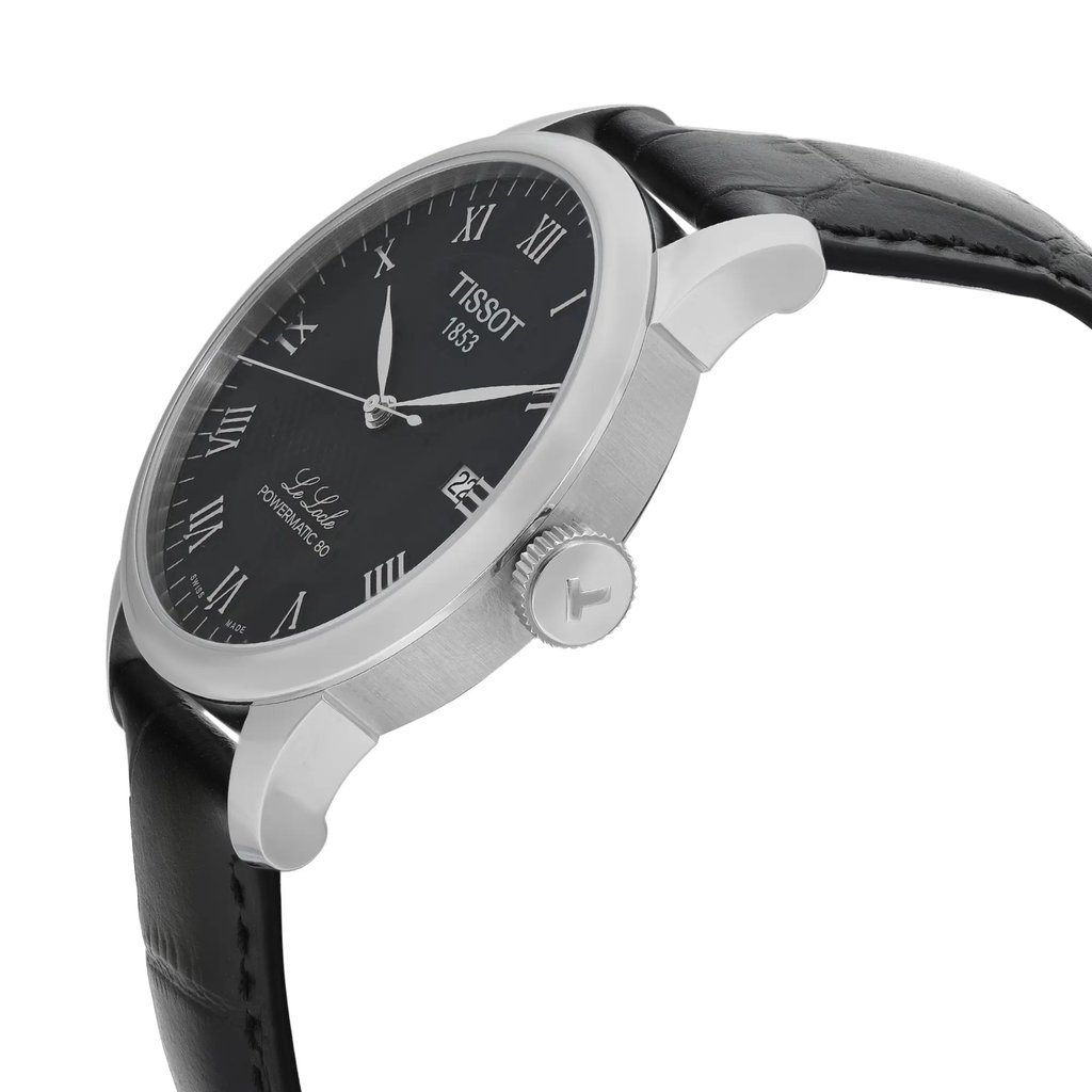 View Of Crown Facing Side Of Tissot T006.407.16.053.00 Stainless Steel Watch Unworn Condition