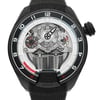 Up Close Front Facing Picture Of hyt H4-CB-515020 Carbon Fiber Watch Unworn Condition