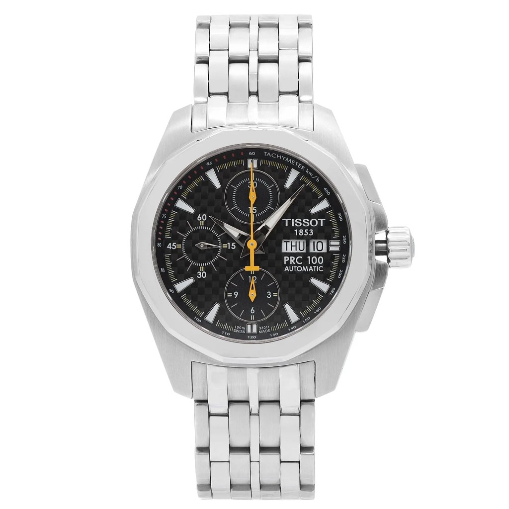 Front Full View Of Tissot T008.414.11.201.00  Stainless Steel Watch Pre Owned Condition Good