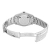 Back View Of Solid Back Case And Open Stainless Steel Band Of Rolex 126000 Watch New Condition