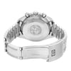Back View Of Solid Back Case And Open Stainless Steel Band Of Omega 3511.50.00 Watch Pre Owned Condition