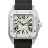 Up Close Front Facing Picture Of Cartier W20106X8 Stainless Steel Watch Pre Owned Condition