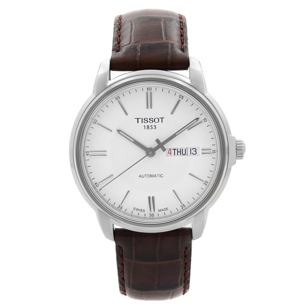 Front Full View Of Tissot T065.430.16.031.00 Stainless Steel Watch Display Model Condition {Product Condition}