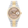 Front Full View Of Rolex 16233 Stainless Steel Watch Pre Owned Condition Good
