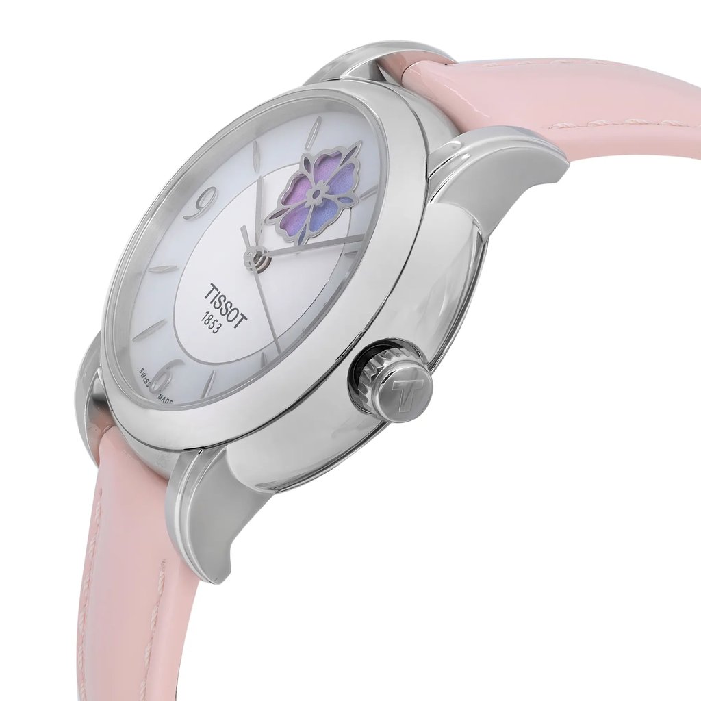 View Of Crown Facing Side Of Tissot T050.207.16.117.00 Stainless Steel Watch New With Defects Condition