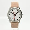 Front Full View Of Mondaine A638.30350.16SBG Stainless Steel Watch Display Model Condition {Product Condition}