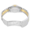 Back View Of {Caseback} Back Case And Open Stainless and Solid Gold Band Of Rolex 16233 Watch Pre Owned Condition