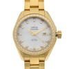 Up Close Front Facing Picture Of OMEGA 231.55.34.20.55.001 Gold 18kt Watch Display Model Condition