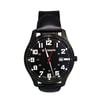 Up Close Front Facing Picture Of Wenger 01.1441.114 Stainless Steel Watch Display Model Condition