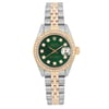 Front Full View Of Rolex 69173 Stainless Steel Watch Pre Owned Condition Good
