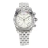 Front Full View Of Breitling AB014012/G711-378A Stainless Steel Watch Display Model Condition {Product Condition}