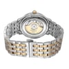 Back View Of Exhibition Back Case And Closed Stainless Steel Band Of Tissot T045.407.22.033.00 Watch Pre Owned Condition