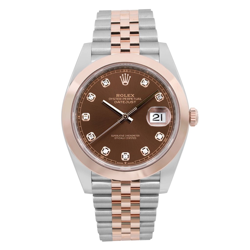Front Full View Of Rolex 126301 Stainless Steel Watch Unworn Condition Excellent