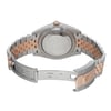 Back View Of Solid Back Case And Open Rose Gold,Stainless Steel Band Of Rolex 126331 Watch Pre Owned Condition