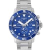 Up Close Front Facing Picture Of Tissot T120.417.11.041.00 Stainless Steel Watch Display Model Condition