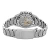 Back View Of Exhibition Back Case And Closed Stainless Steel Band Of OMEGA 3572.50.00 Watch Pre Owned Condition