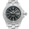 Up Close Front Facing Picture Of Breitling A17380 Stainless Steel Watch Pre Owned Condition
